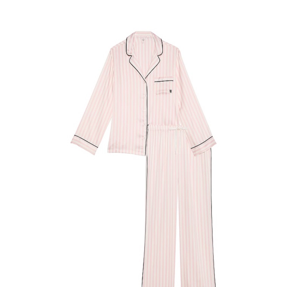 Victoria's Secret Pink Striped Pajama Set
